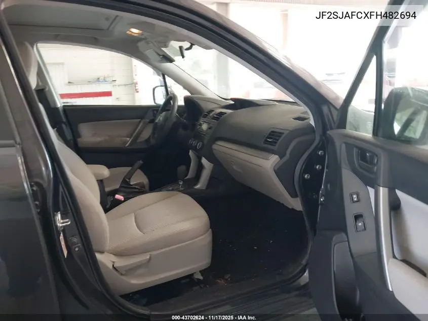 JF2SJAFCXFH482694 2015 Subaru Forester 2.5I Premium