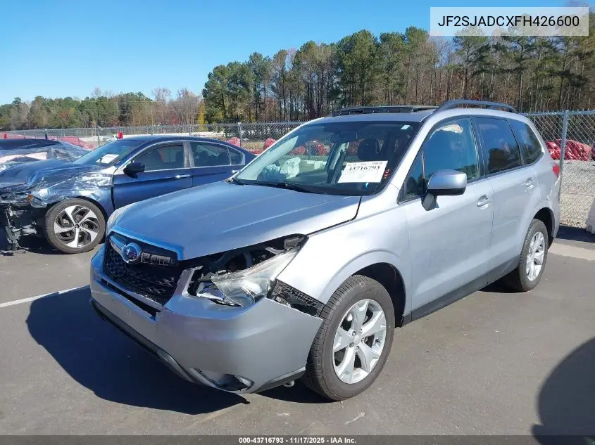 JF2SJADCXFH426600 2015 Subaru Forester 2.5I Premium