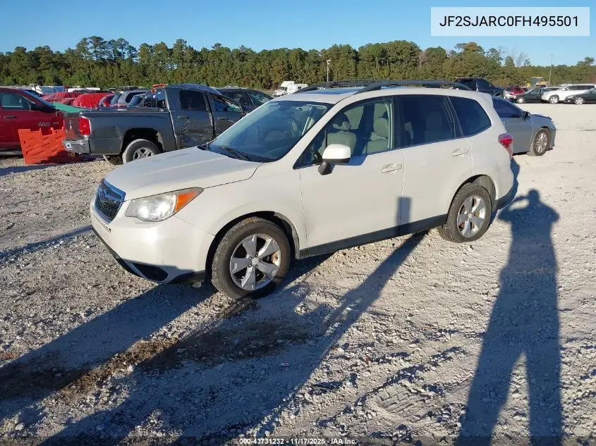 JF2SJARC0FH495501 2015 Subaru Forester 2.5I Limited