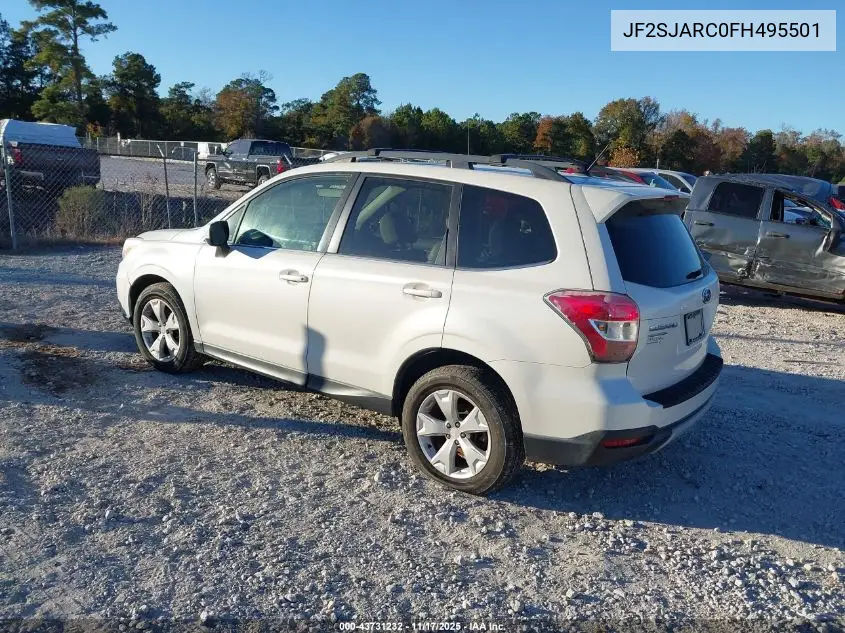 JF2SJARC0FH495501 2015 Subaru Forester 2.5I Limited