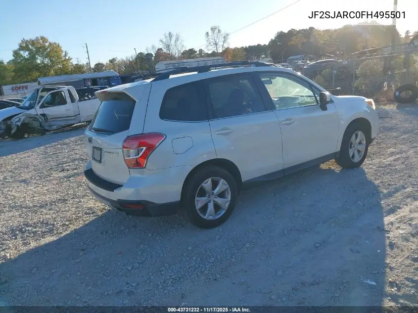 JF2SJARC0FH495501 2015 Subaru Forester 2.5I Limited
