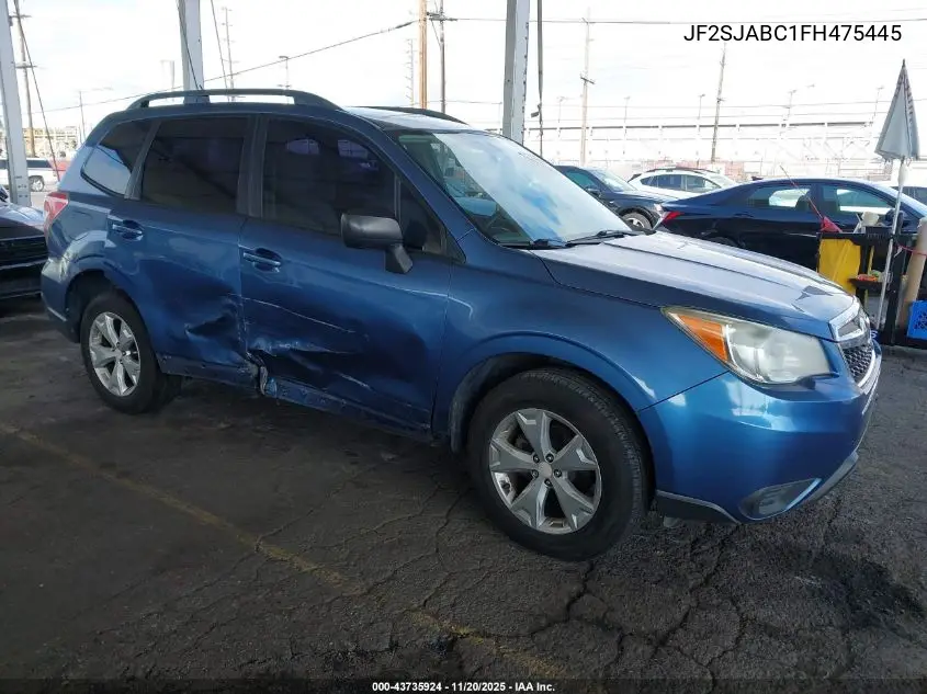 JF2SJABC1FH475445 2015 Subaru Forester 2.5I