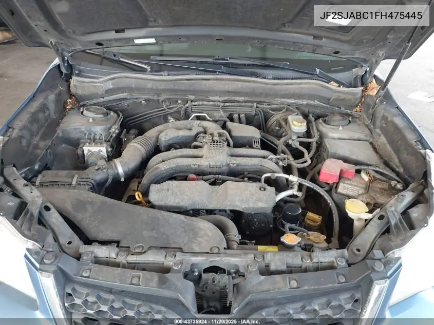 JF2SJABC1FH475445 2015 Subaru Forester 2.5I
