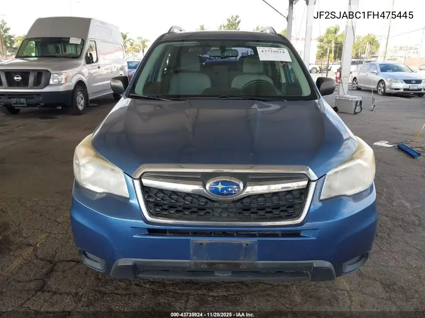 JF2SJABC1FH475445 2015 Subaru Forester 2.5I