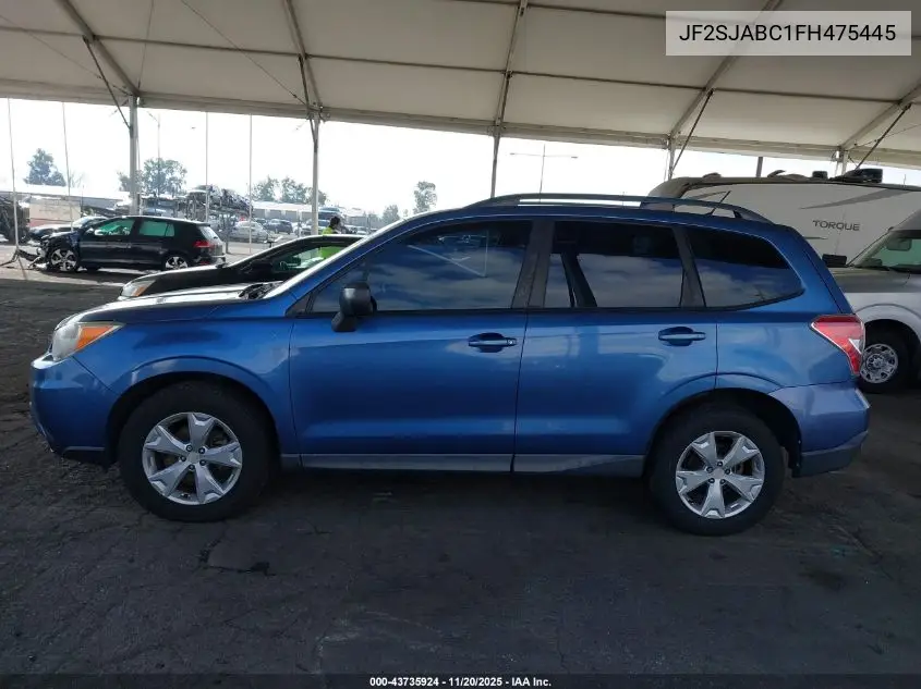 JF2SJABC1FH475445 2015 Subaru Forester 2.5I