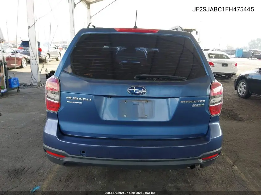 JF2SJABC1FH475445 2015 Subaru Forester 2.5I