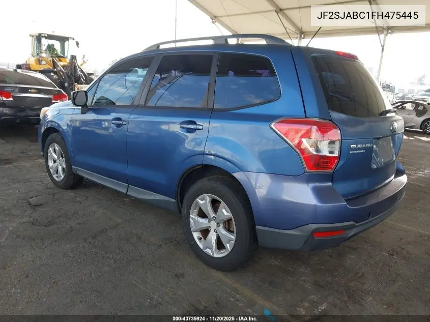 JF2SJABC1FH475445 2015 Subaru Forester 2.5I