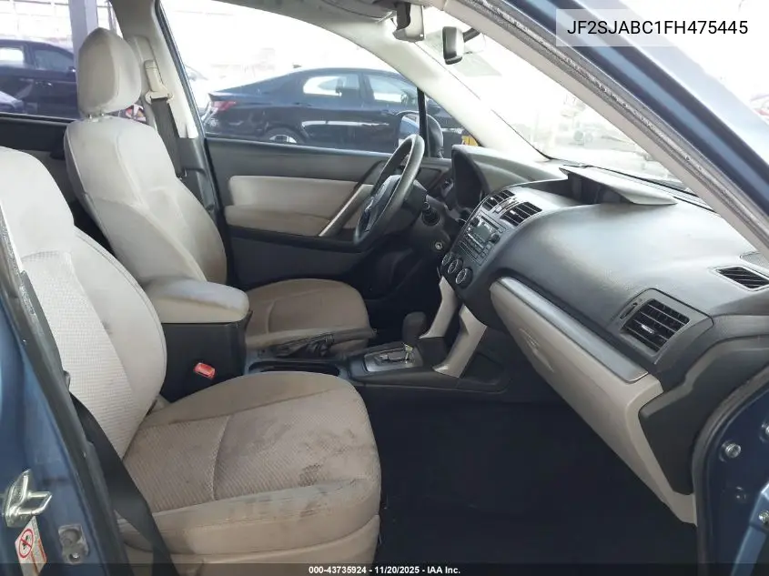 JF2SJABC1FH475445 2015 Subaru Forester 2.5I