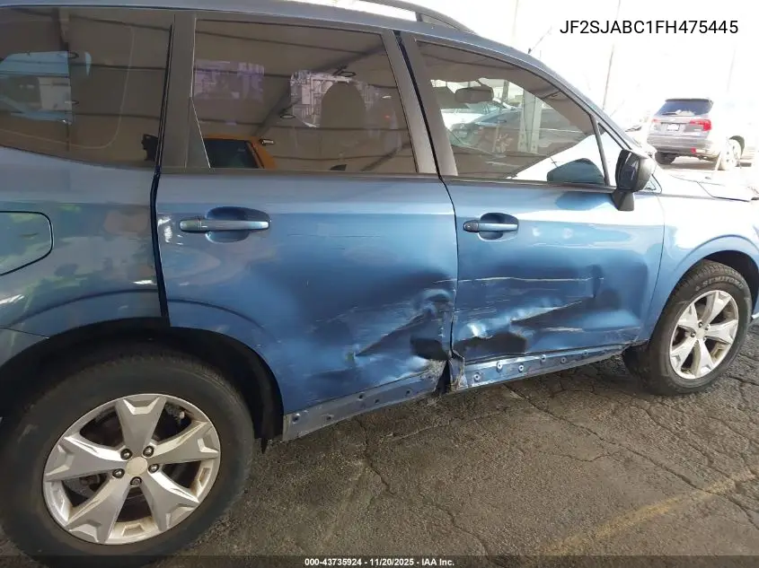 JF2SJABC1FH475445 2015 Subaru Forester 2.5I