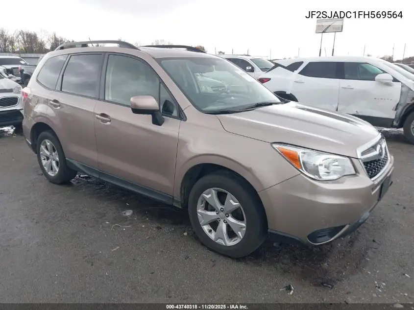 JF2SJADC1FH569564 2015 Subaru Forester 2.5I Premium