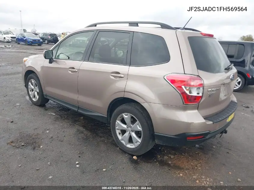 JF2SJADC1FH569564 2015 Subaru Forester 2.5I Premium