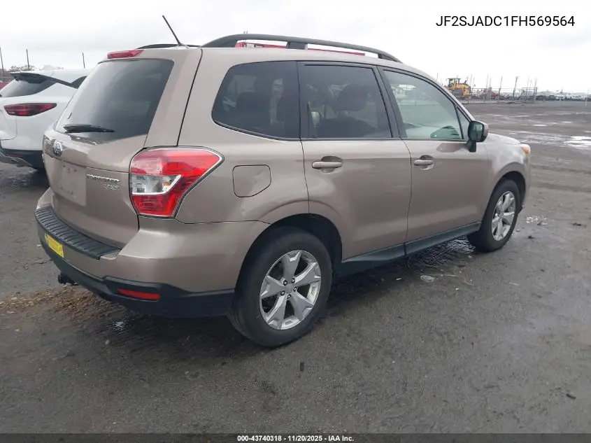 JF2SJADC1FH569564 2015 Subaru Forester 2.5I Premium