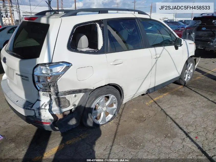 JF2SJADC5FH458533 2015 Subaru Forester 2.5I Premium