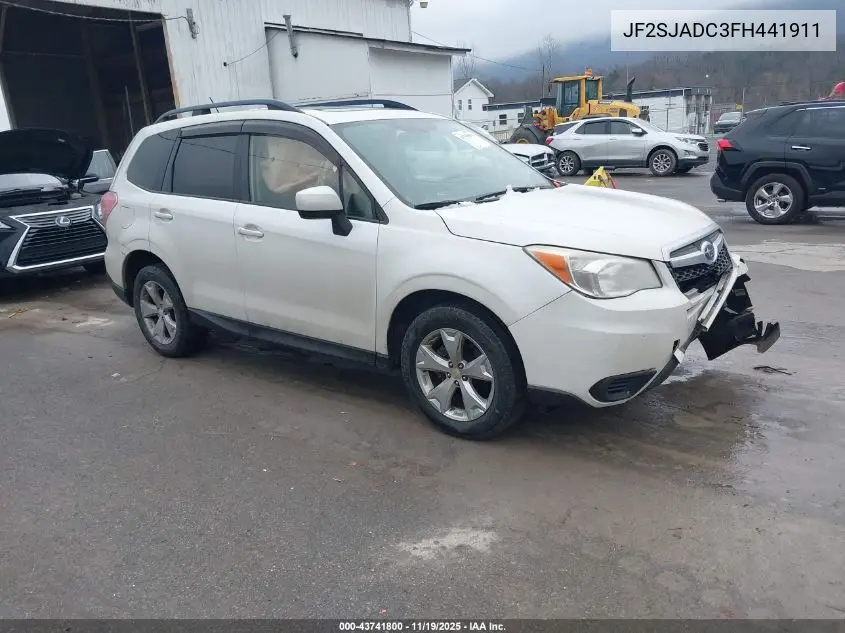 JF2SJADC3FH441911 2015 Subaru Forester 2.5I Premium