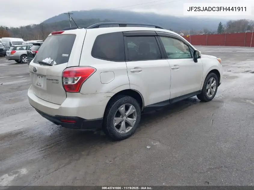 JF2SJADC3FH441911 2015 Subaru Forester 2.5I Premium