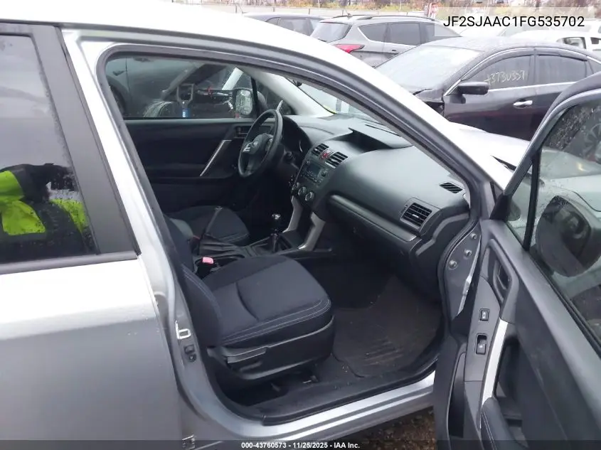 JF2SJAAC1FG535702 2015 Subaru Forester 2.5I