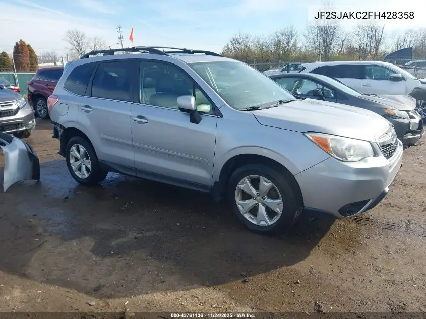 JF2SJAKC2FH428358 2015 Subaru Forester 2.5I Limited