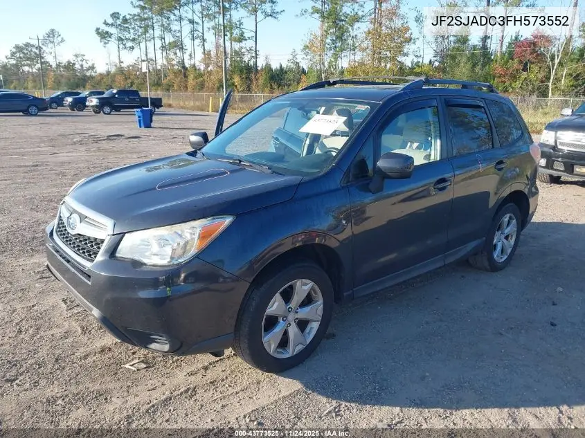 JF2SJADC3FH573552 2015 Subaru Forester 2.5I Premium