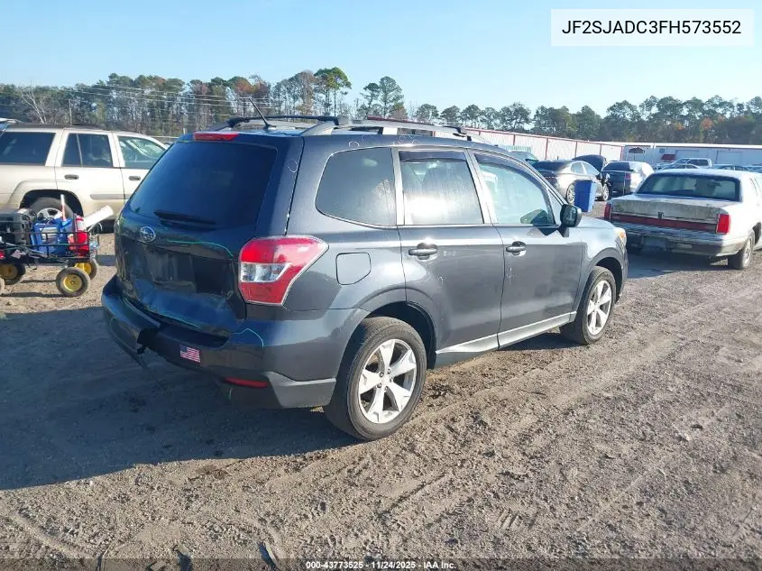 JF2SJADC3FH573552 2015 Subaru Forester 2.5I Premium