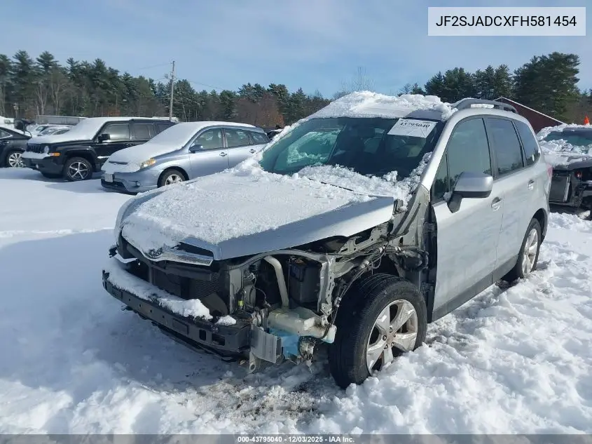 JF2SJADCXFH581454 2015 Subaru Forester 2.5I Premium