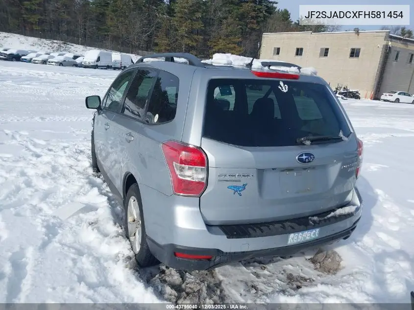 JF2SJADCXFH581454 2015 Subaru Forester 2.5I Premium