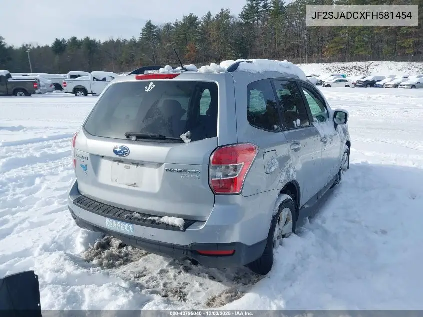JF2SJADCXFH581454 2015 Subaru Forester 2.5I Premium