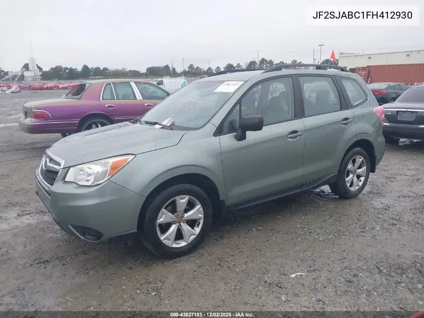JF2SJABC1FH412930 2015 Subaru Forester 2.5I