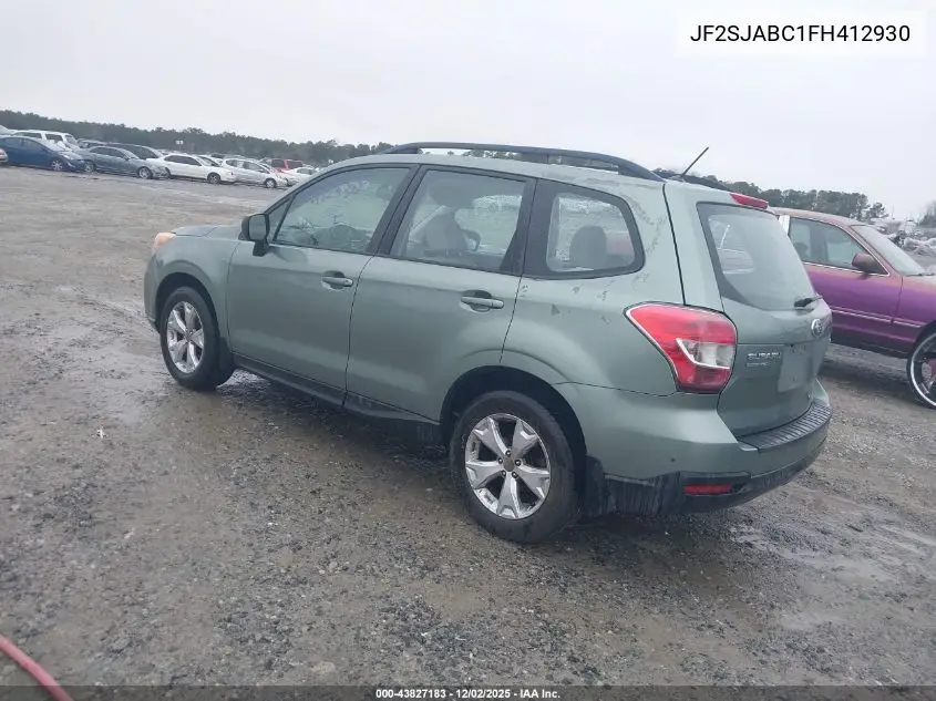 JF2SJABC1FH412930 2015 Subaru Forester 2.5I