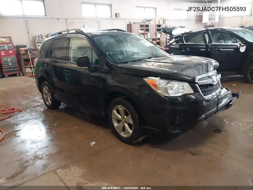 JF2SJADC7FH505593 2015 Subaru Forester 2.5I Premium