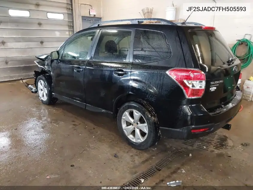 JF2SJADC7FH505593 2015 Subaru Forester 2.5I Premium
