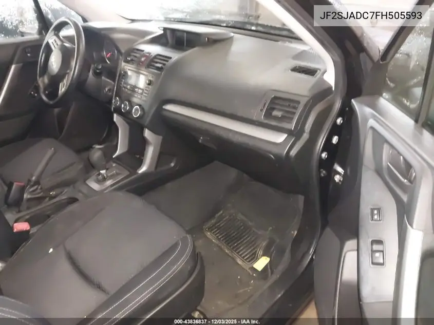 JF2SJADC7FH505593 2015 Subaru Forester 2.5I Premium