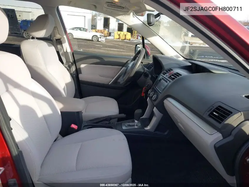 JF2SJAGC0FH800711 2015 Subaru Forester 2.5I Premium