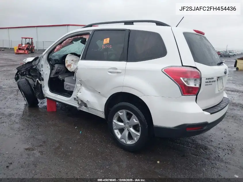 JF2SJAFC2FH454436 2015 Subaru Forester 2.5I Premium