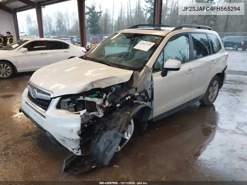 JF2SJAFC4FH565294 2015 Subaru Forester 2.5I Premium