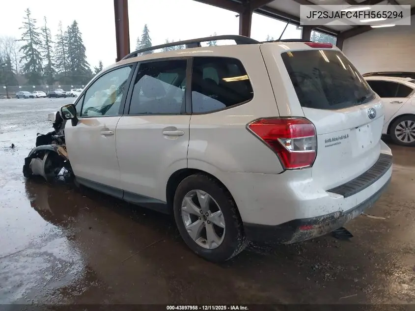 JF2SJAFC4FH565294 2015 Subaru Forester 2.5I Premium