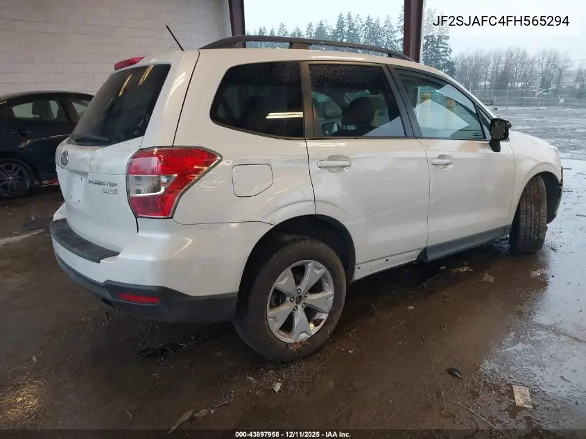 JF2SJAFC4FH565294 2015 Subaru Forester 2.5I Premium