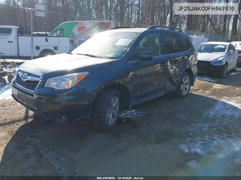 JF2SJAKC0FH563970 2015 Subaru Forester 2.5I Limited