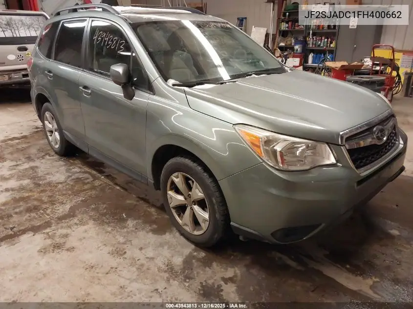 JF2SJADC1FH400662 2015 Subaru Forester 2.5I Premium