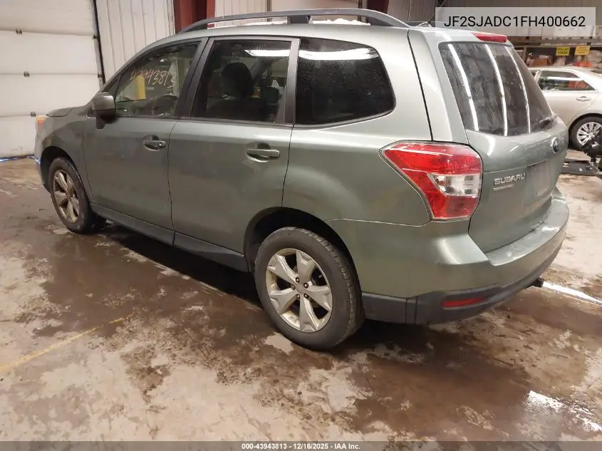 JF2SJADC1FH400662 2015 Subaru Forester 2.5I Premium
