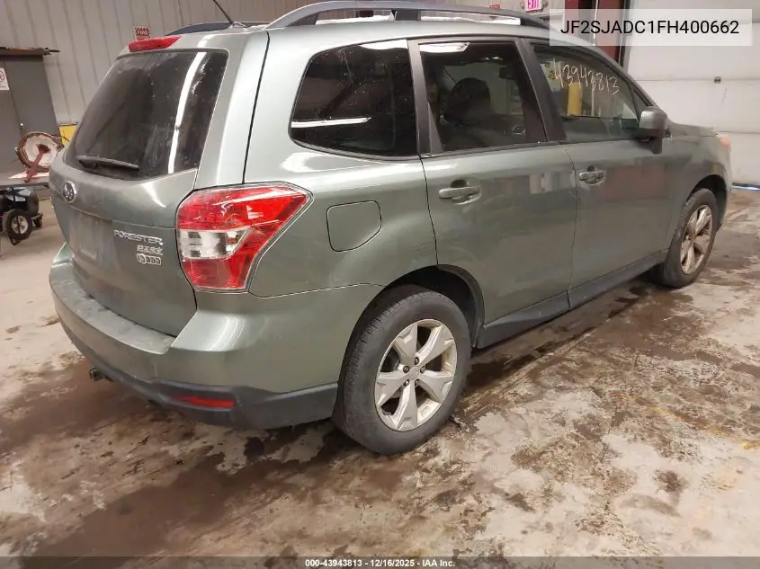 JF2SJADC1FH400662 2015 Subaru Forester 2.5I Premium