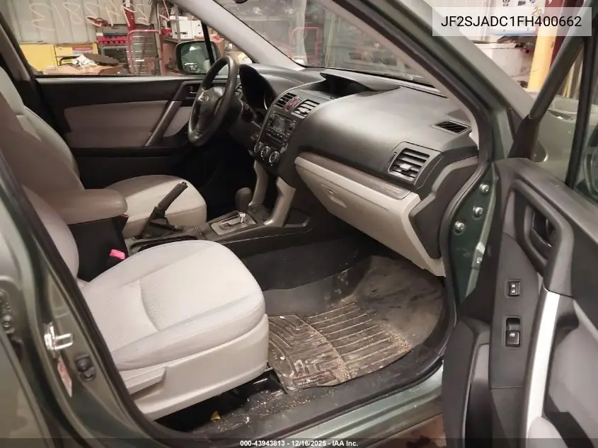 JF2SJADC1FH400662 2015 Subaru Forester 2.5I Premium