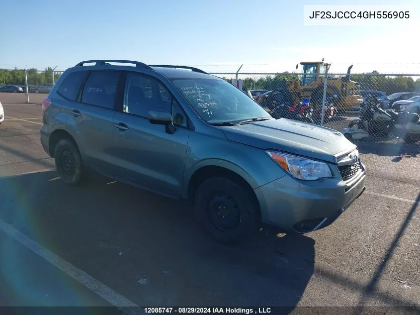 2016 Subaru Forester 2.5I Premium VIN: JF2SJCCC4GH556905 Lot: 12085747