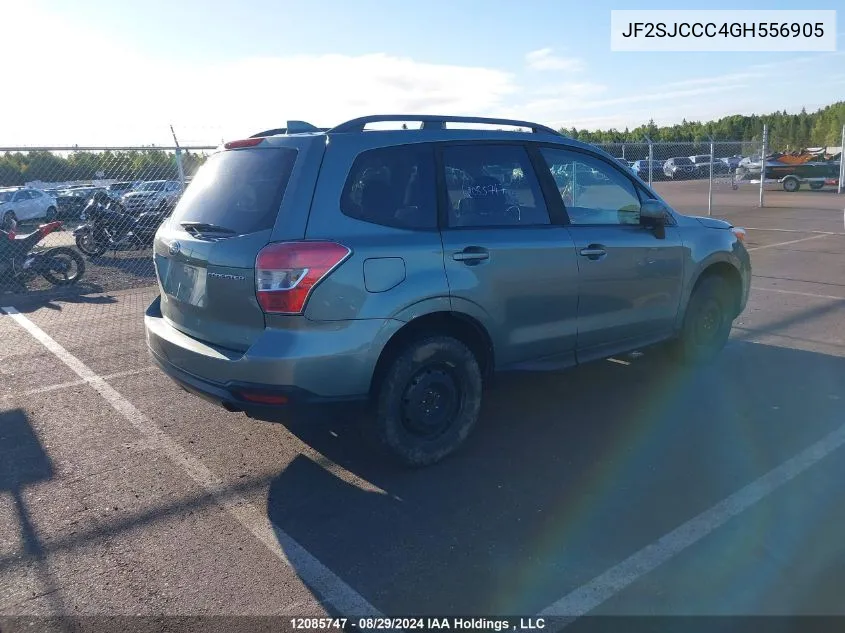 2016 Subaru Forester 2.5I Premium VIN: JF2SJCCC4GH556905 Lot: 12085747