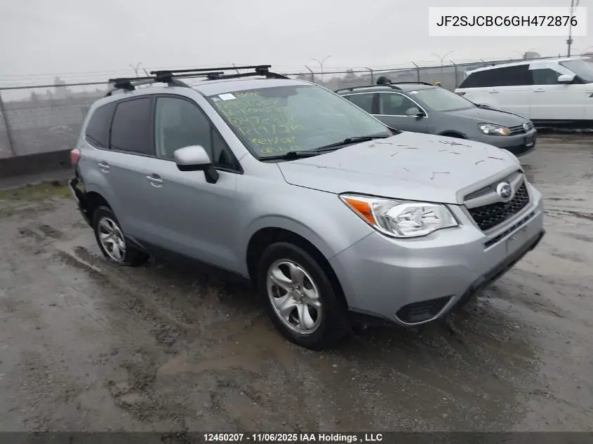 JF2SJCBC6GH472876 2016 Subaru Forester 2.5I