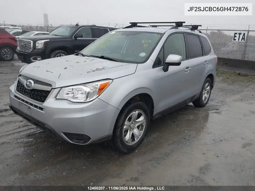 JF2SJCBC6GH472876 2016 Subaru Forester 2.5I