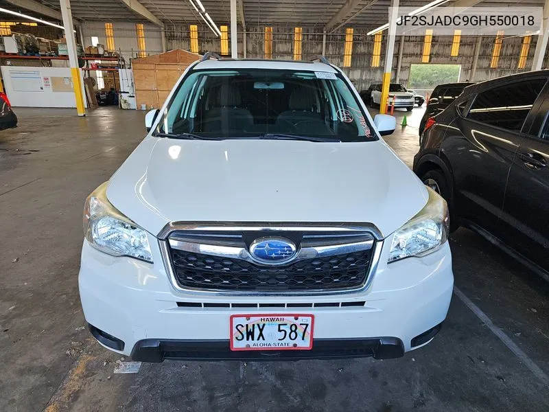 JF2SJADC9GH550018 2016 Subaru Forester 2.5I Premium