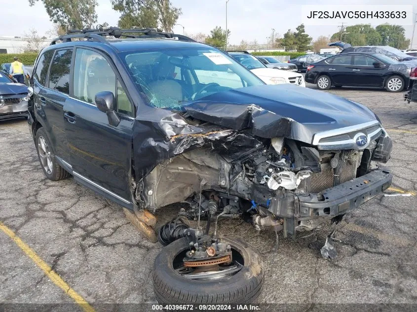 2016 Subaru Forester 2.5I Touring VIN: JF2SJAVC5GH433633 Lot: 40396672