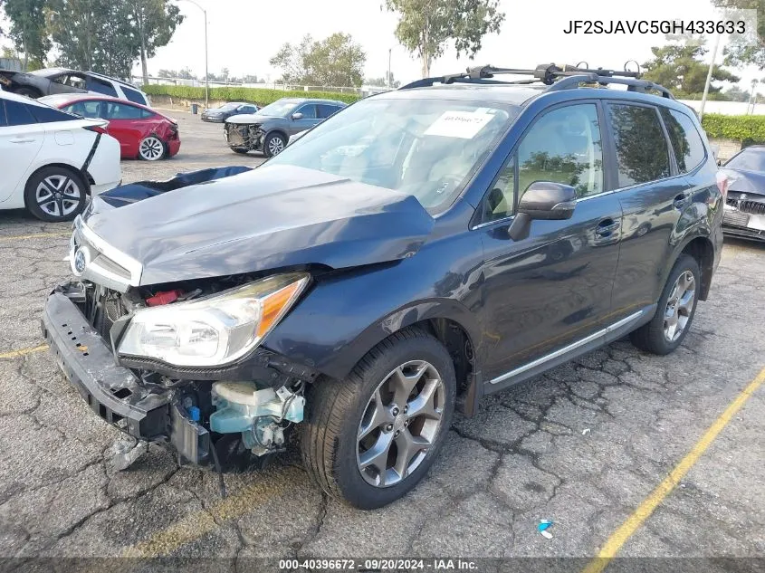 2016 Subaru Forester 2.5I Touring VIN: JF2SJAVC5GH433633 Lot: 40396672