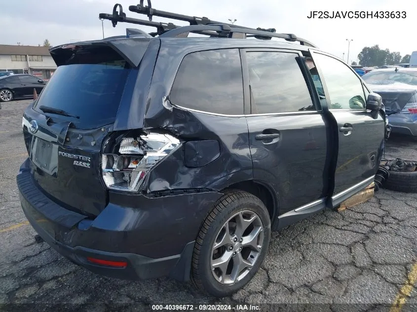 2016 Subaru Forester 2.5I Touring VIN: JF2SJAVC5GH433633 Lot: 40396672