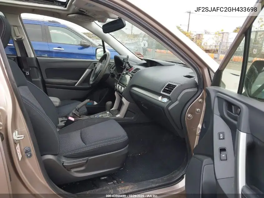 JF2SJAFC2GH433698 2016 Subaru Forester 2.5I Premium
